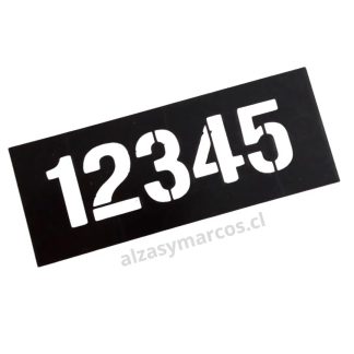 Stencil para marcado de alzas